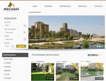 Tablet Screenshot of milcasas.cl